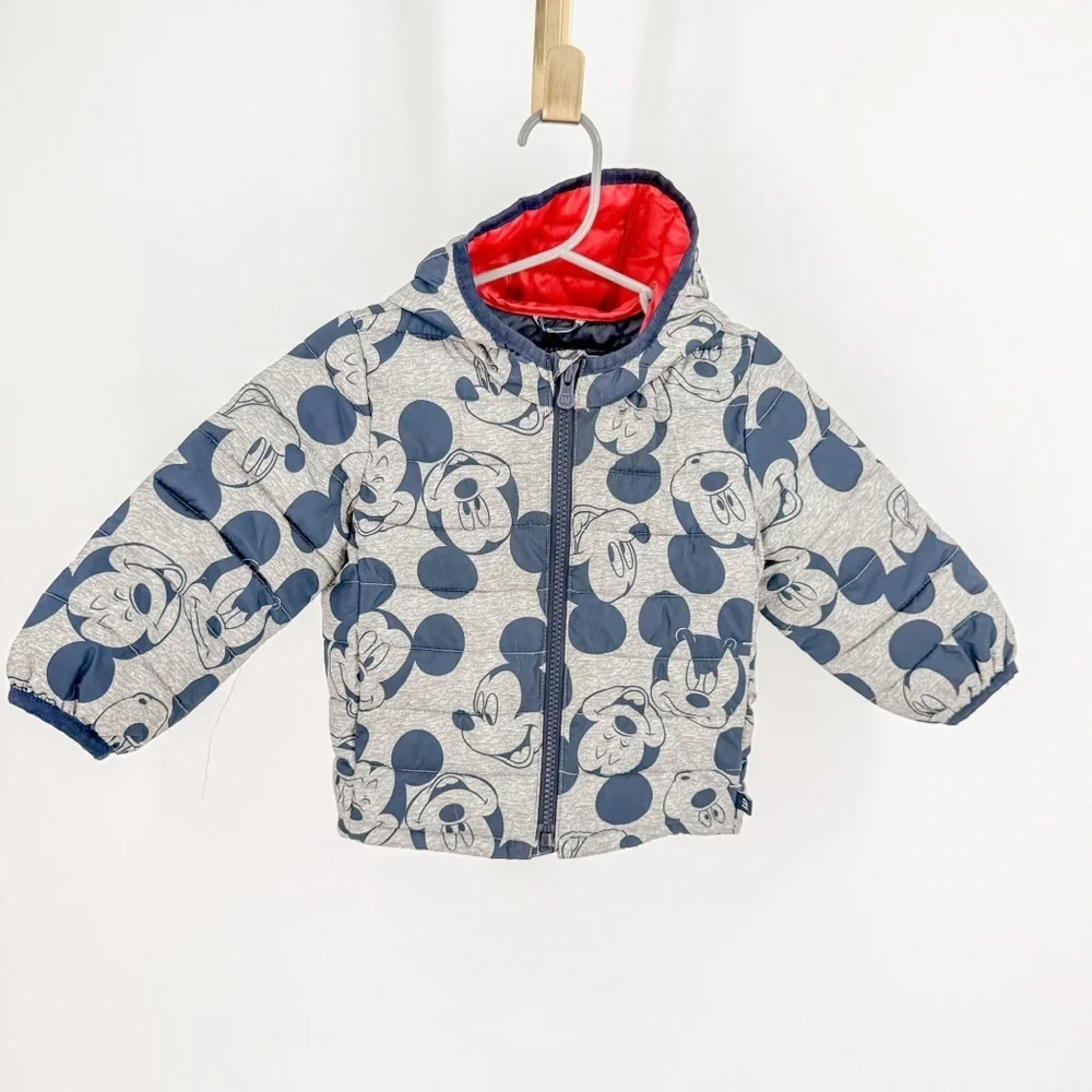 GAP Disney Mickey Mouse ColdControl Puffer Jacket